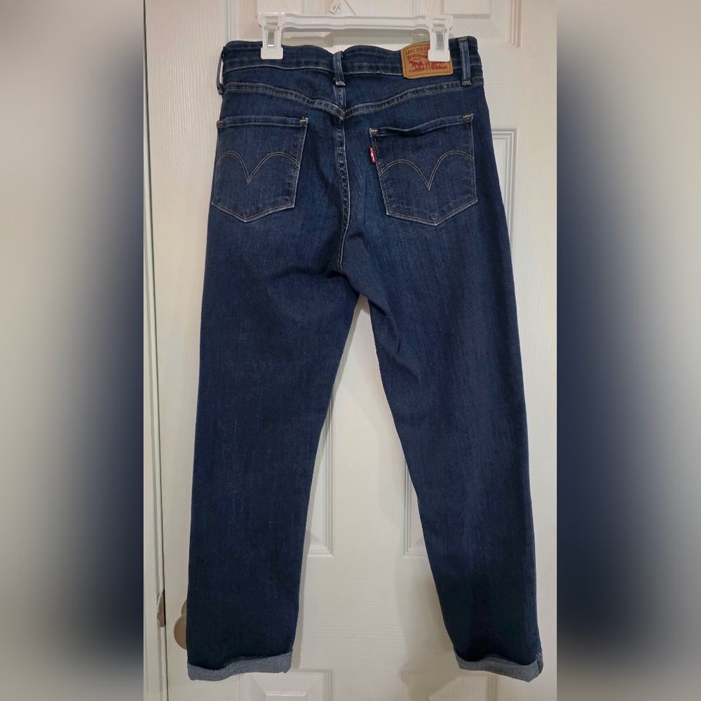 Levi's Women's Skinny Jeans in Deep Indigo - Picture 3 of 5